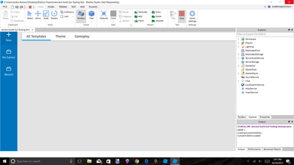 roblox studio not responding roblox studio not responding