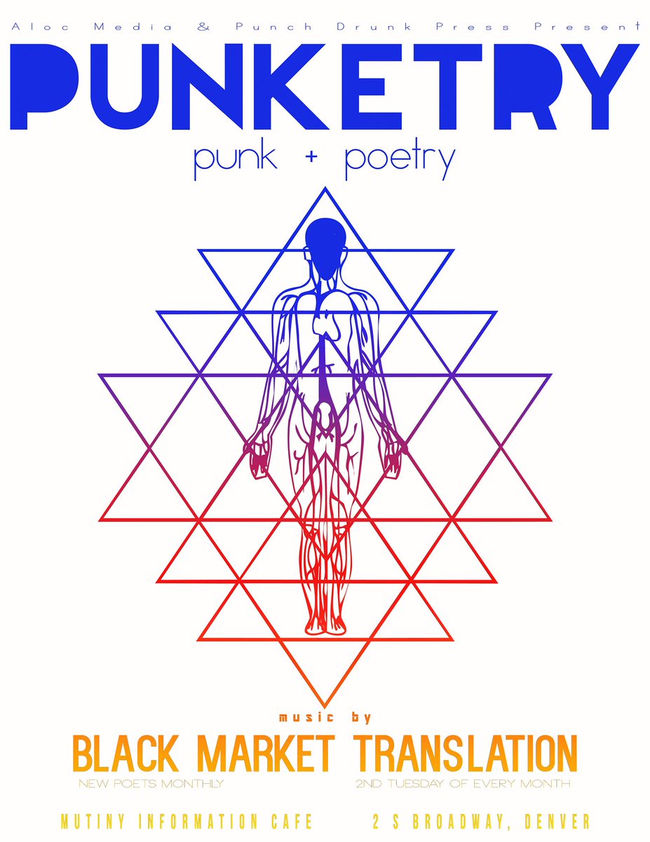 Tonight is Punketry! night at Mutiny Information Cafe  at 7 PM! It'll be rocking!🎵🎶
tinyurl.com/PunketryNight
#alifeofchoice #punketry #denver