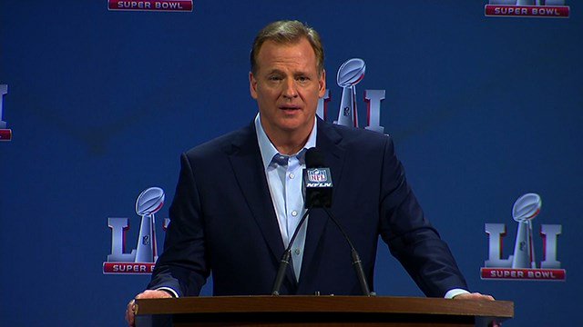 Roger Goodell changes mind: now wants all plays to stand for anthem