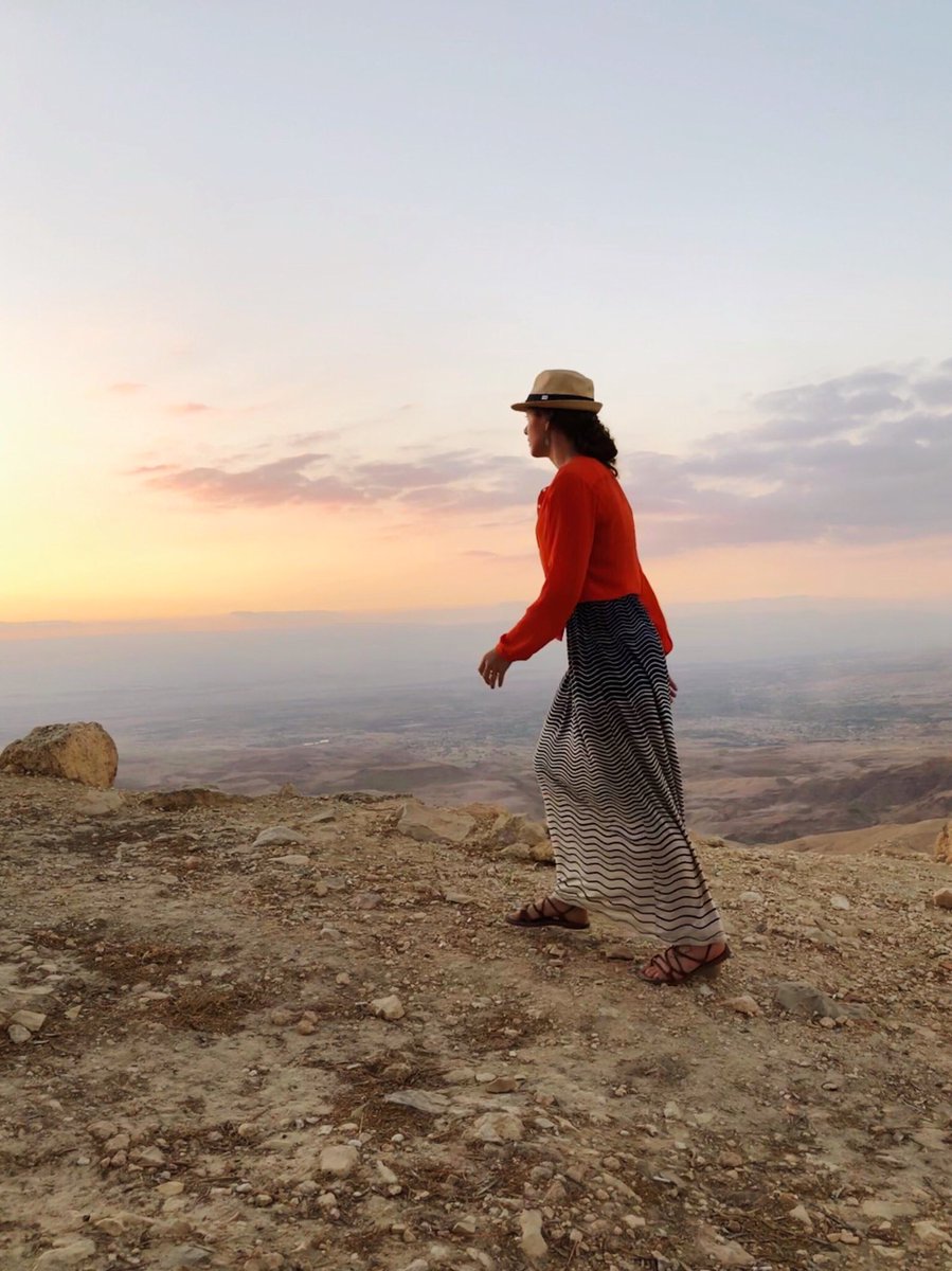mscapmcway's tweet photo. Breathing deep as I walk in the footsteps of Moses. #HolyJordan #GoJordan #MyJordanJourney https://t.co/uOCEkBSwtZ
