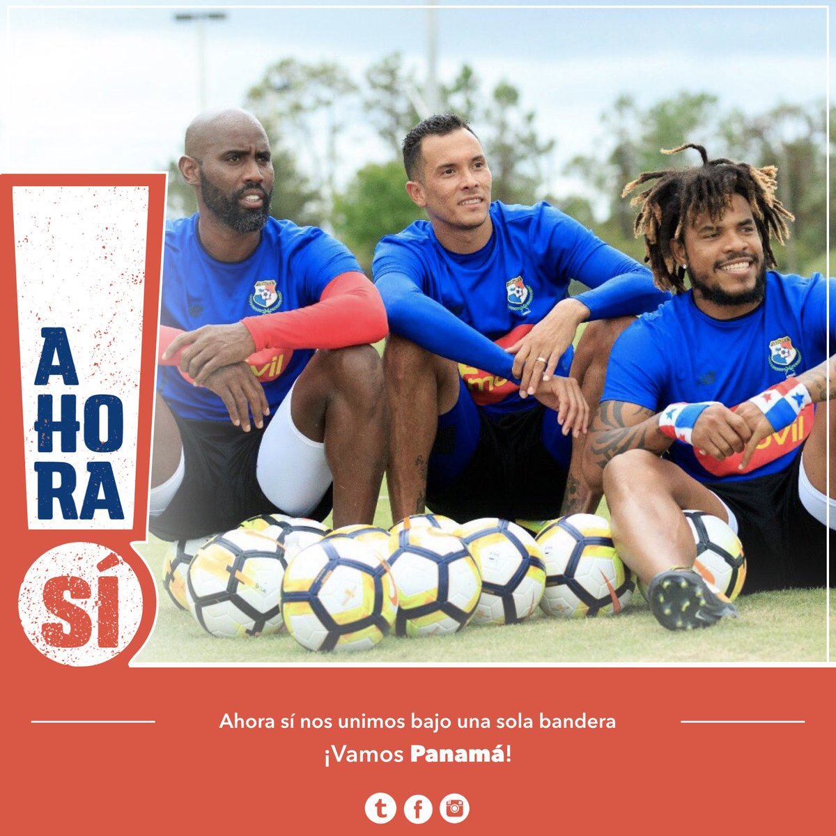 ¡#VamosPanamá! Todos unidos bajo una sola bandera. 🇵🇦