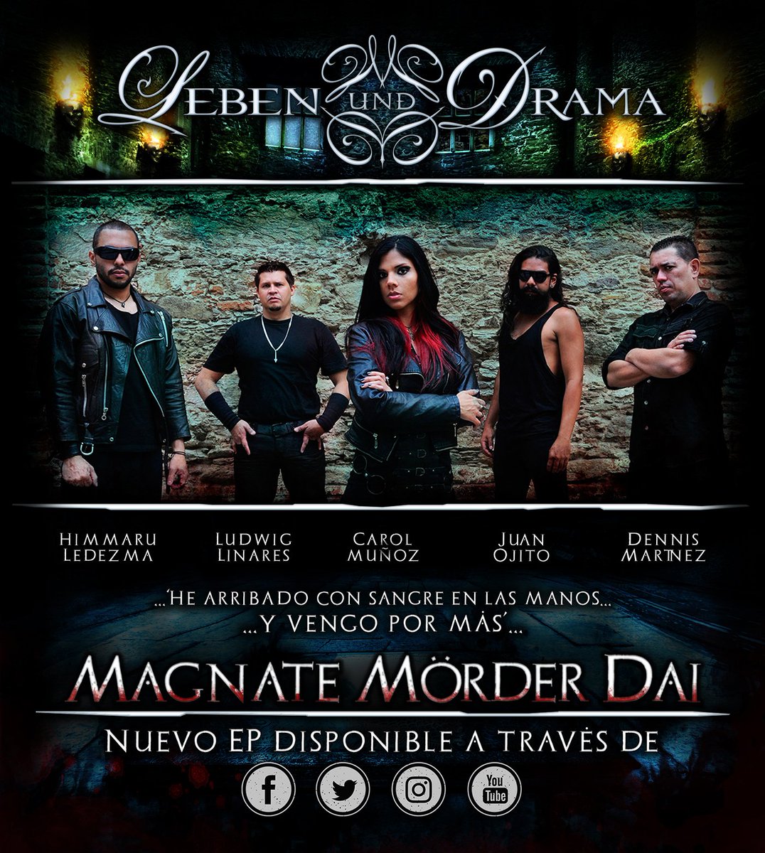 LebenUndDrama2017 #EP #MagnateMorderDai #MetalNacional #HeavyMetal #MetalMusic #HeavyMetalMusic #PowerHeavy #Metal