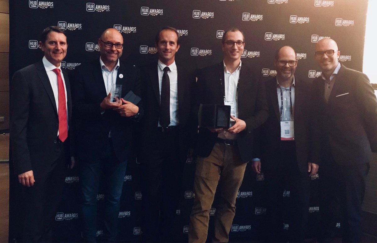 #HubAwards Startup 2017: <a href="/BEAR_SAS/">BeAR - bear2b.com by ARgo</a>, scale up: @ThinkandgoNFC décernée par <a href="/G9Plus/">Institut G9+</a> et son Pdt Luc Bretones