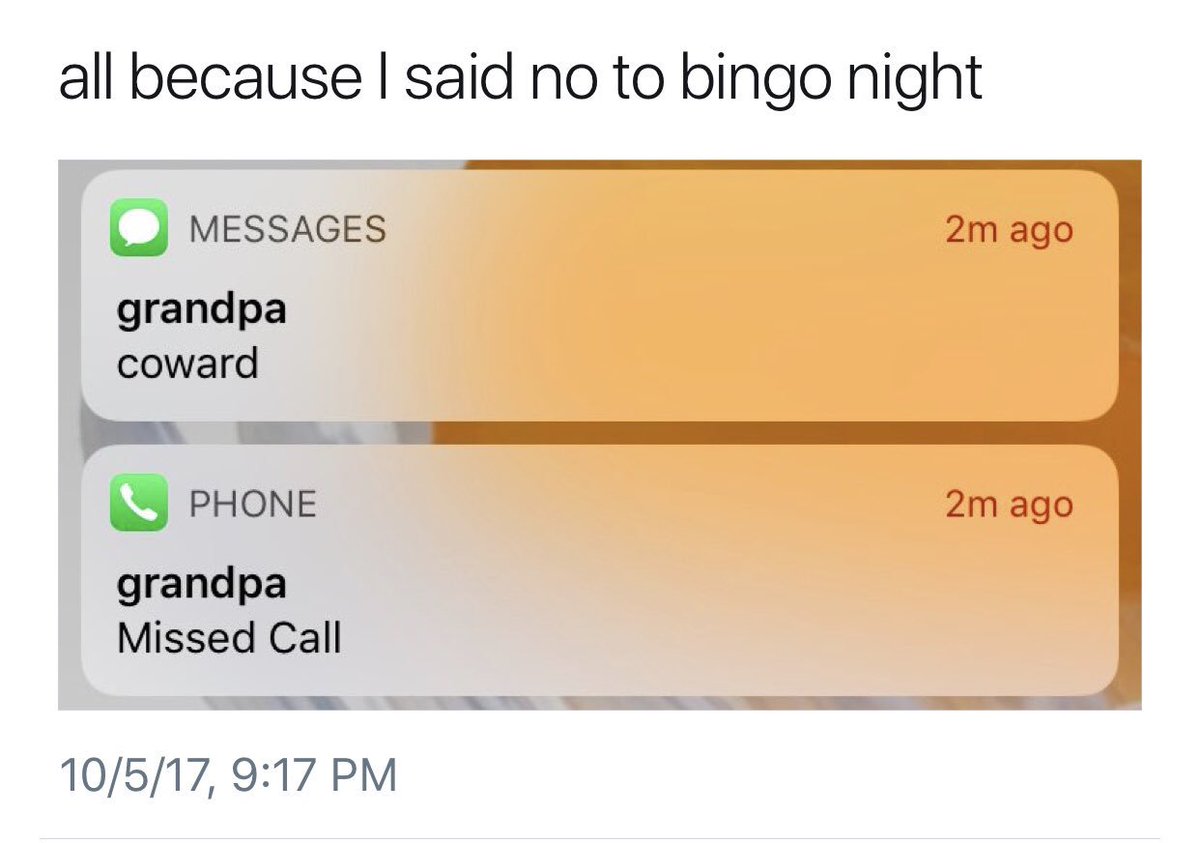 Don’t let down grandpa! See you in the Bistro at 8:28