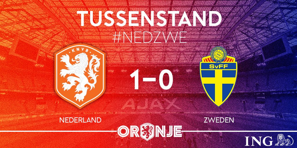 OnsOranje's tweet photo. 16' Doelpunt! Arjen Robben benut een strafschop en zet Oranje op voorsprong: 1-0. #NEDZWE https://t.co/kNuBpY68Ti