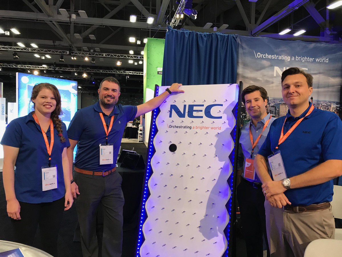 NEC's tweet photo. Get a demo of HYDRAstor, NEC's award-winning storage platform at #SpiceWorld2017. Visit Booth #60 to also play to win one of our prizes! https://t.co/qLCIPG9kSW