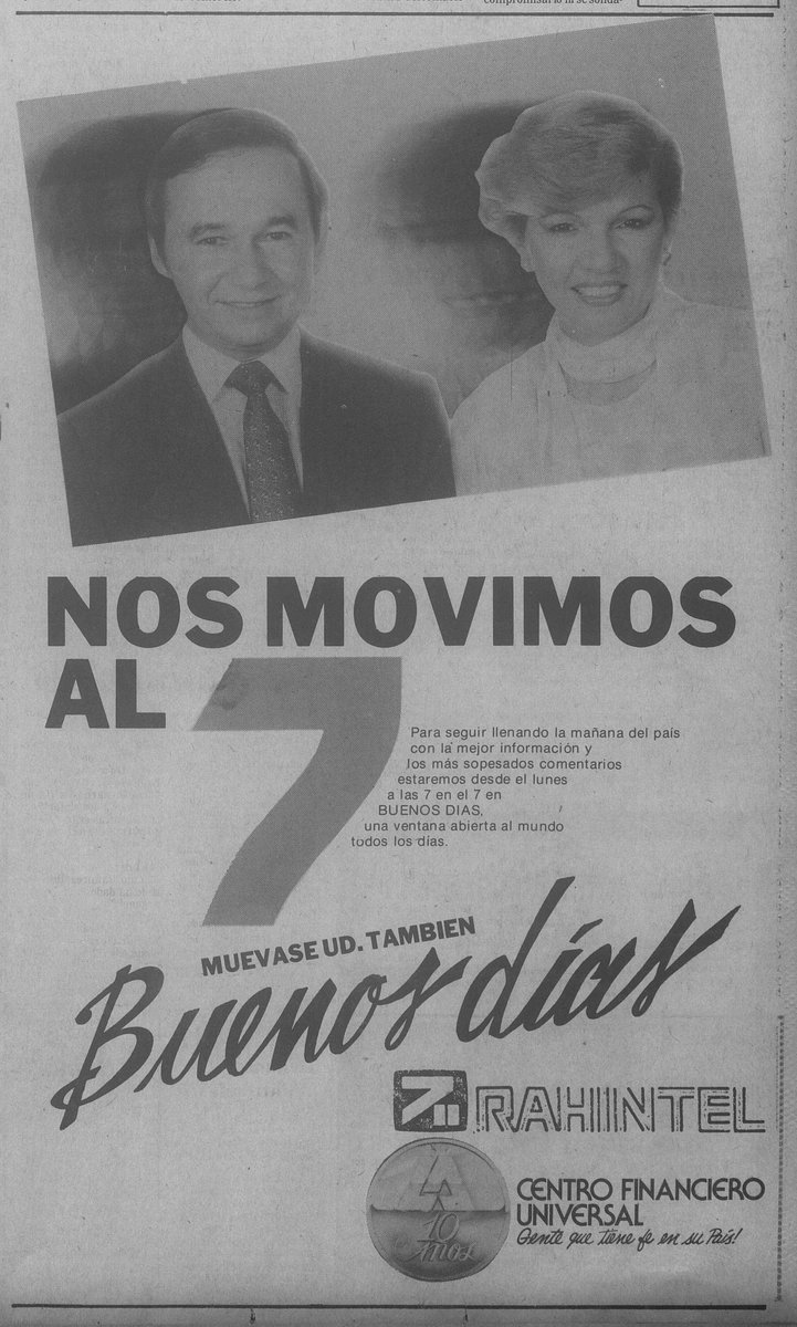 ArchivosRD's tweet photo. Cuando #LaGuerraDeLasPapeletas en el 85, los de @ColorVisionC9 se fueron para #Rahintel. @EllisPerezSr @jcalbelo https://t.co/Pk4pSgxaFE