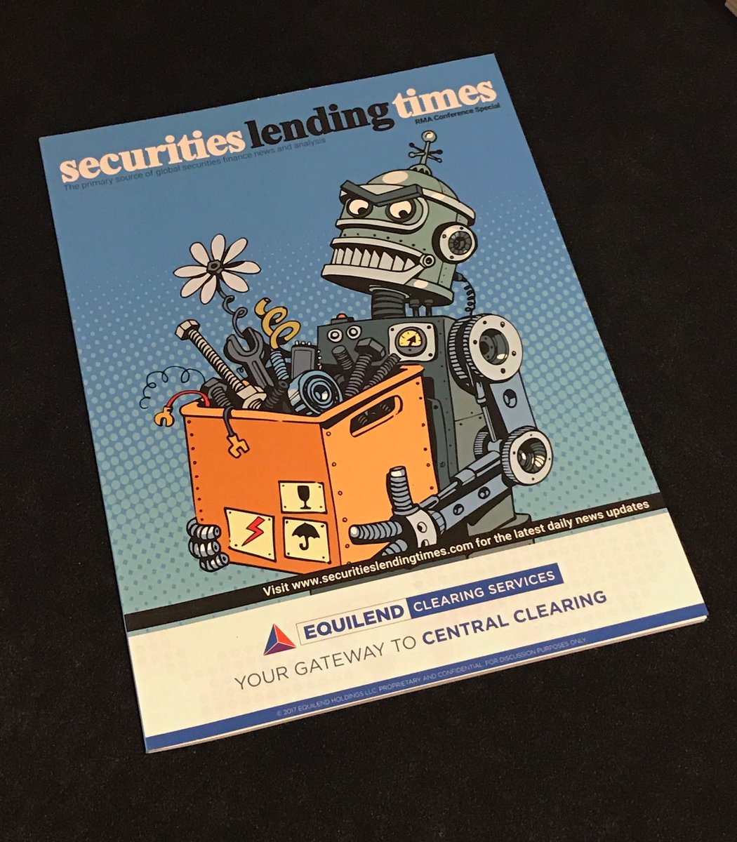 SLTjustin's tweet photo. Have you found Securities Lending Times 'pop art' themed issue in your delegate bag @RMASecLending @SLTimes_ #RMA2017 https://t.co/ezLns8rgMe