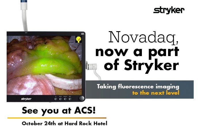 StrykerBreast's tweet image. Looking forward to #ACSCC17 in San Diego! Visit booth # 1007 to see how we're taking #FluorescenceImaging to the next level. @StrykerEndo