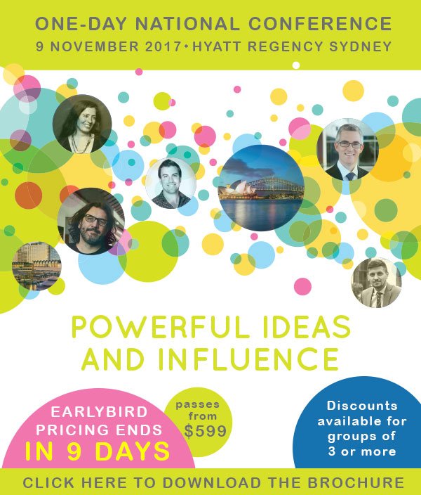 The countdown is on for early bird prices. World class speakers, one day only. Check out the full brochure here: bit.ly/2ybnpY2