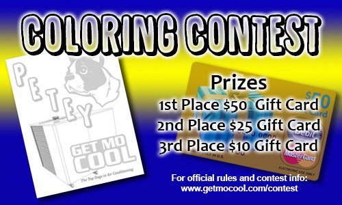 GetMoCool's tweet image. Want a chance to win $50? @GetMoCool is having a coloring contest. Click the link below to learn more
getmocool.com/contest.html