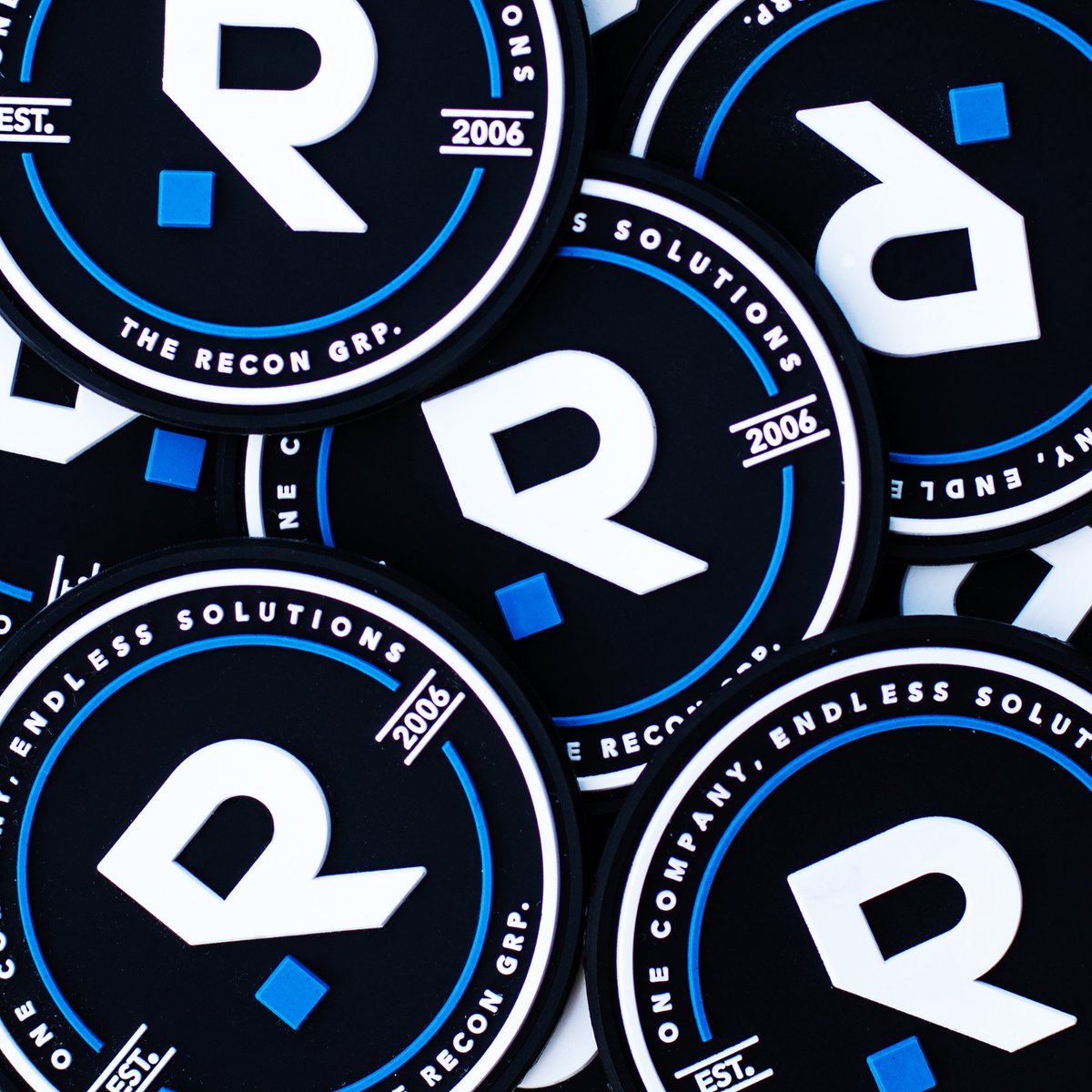 TheReconGrp's tweet image. Custom rubber patches. We love how clean and shard the intricate details were able to come out.