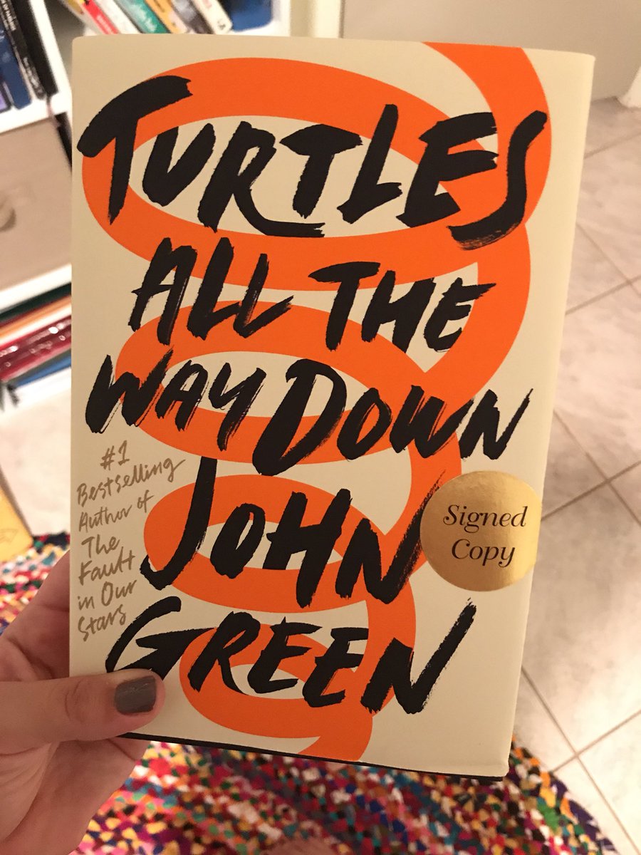 MsCatalano216's tweet photo. Completely nerd-ing out over this new @johngreen release. Can’t wait to get reading! 🙃🤗🐢 https://t.co/FBgjwM4qRX