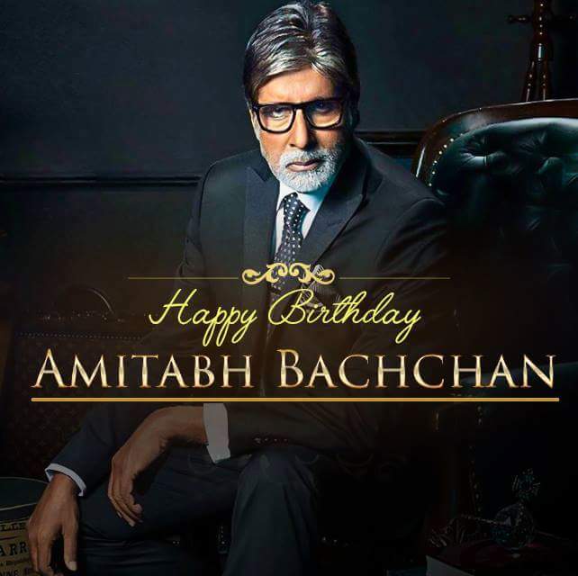 Rishtey mi yeh sabke baap hote h naam h AMITABH BACHCHAN... 
Happy Birthday Sir.. 