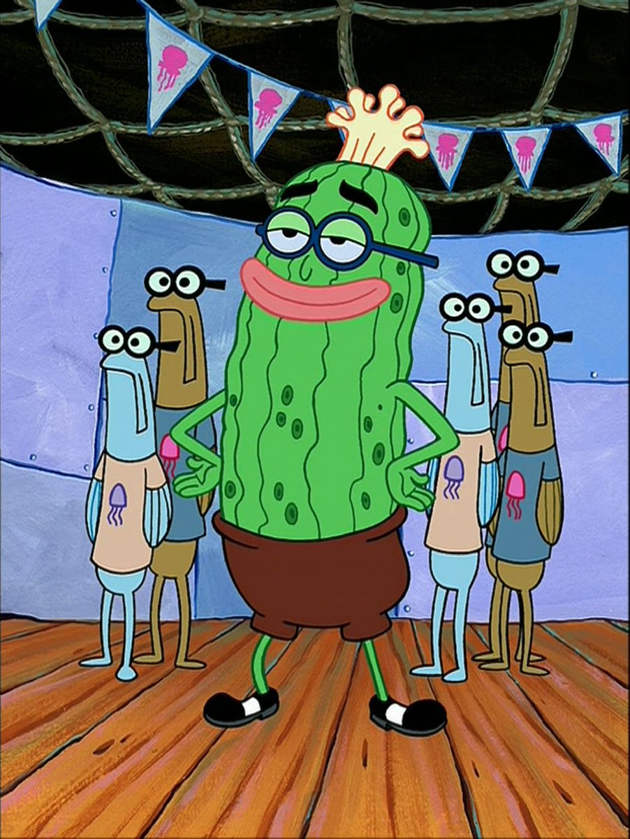 like for pickle rick
rt for kevin the sea cucumber
