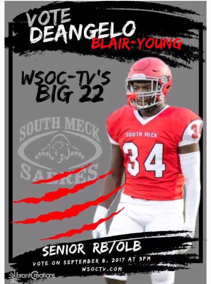 CindyByoung's tweet photo. Thanks to you all!! SM Deangelo Blair Young selected as 1 of 5 finalists!! Final round of voting starts October 13th! Let's bring it home!! https://t.co/MICzsA488A