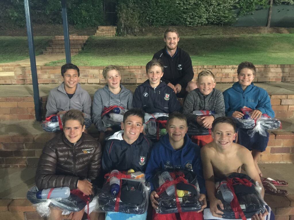 funrunner1's tweet photo. The Band of Brothers &amp; coach Mr Ford to represent @ststithians @SACSWaterPolo.👍🍀🏊💪@quintonpascoe @russel_lennox https://t.co/LERBLycRkf