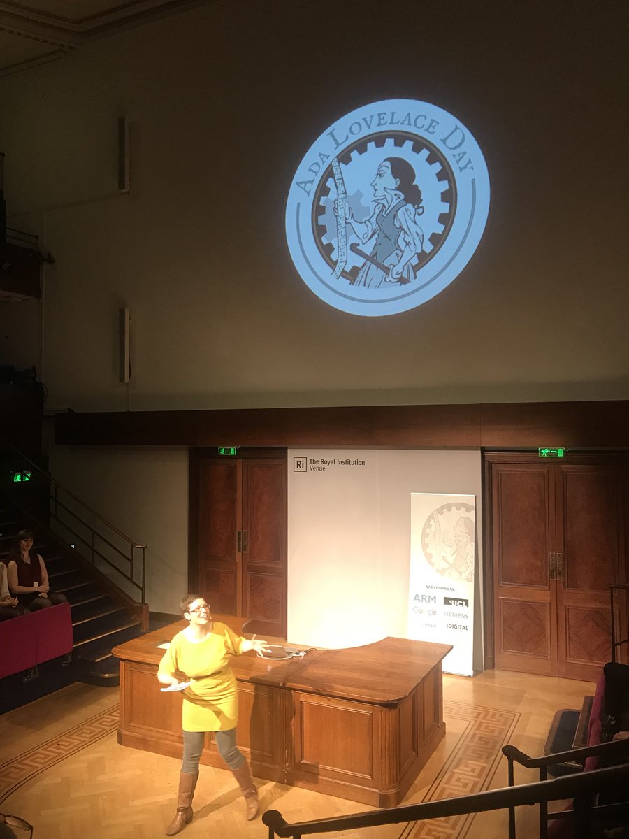 laurawheelers's tweet image. What a wonderful evening at #AdaLovelaceDay2017 #ALD17 it rocked, so much so I was too busy to tweet! Here’s @helenarney doing her thing!