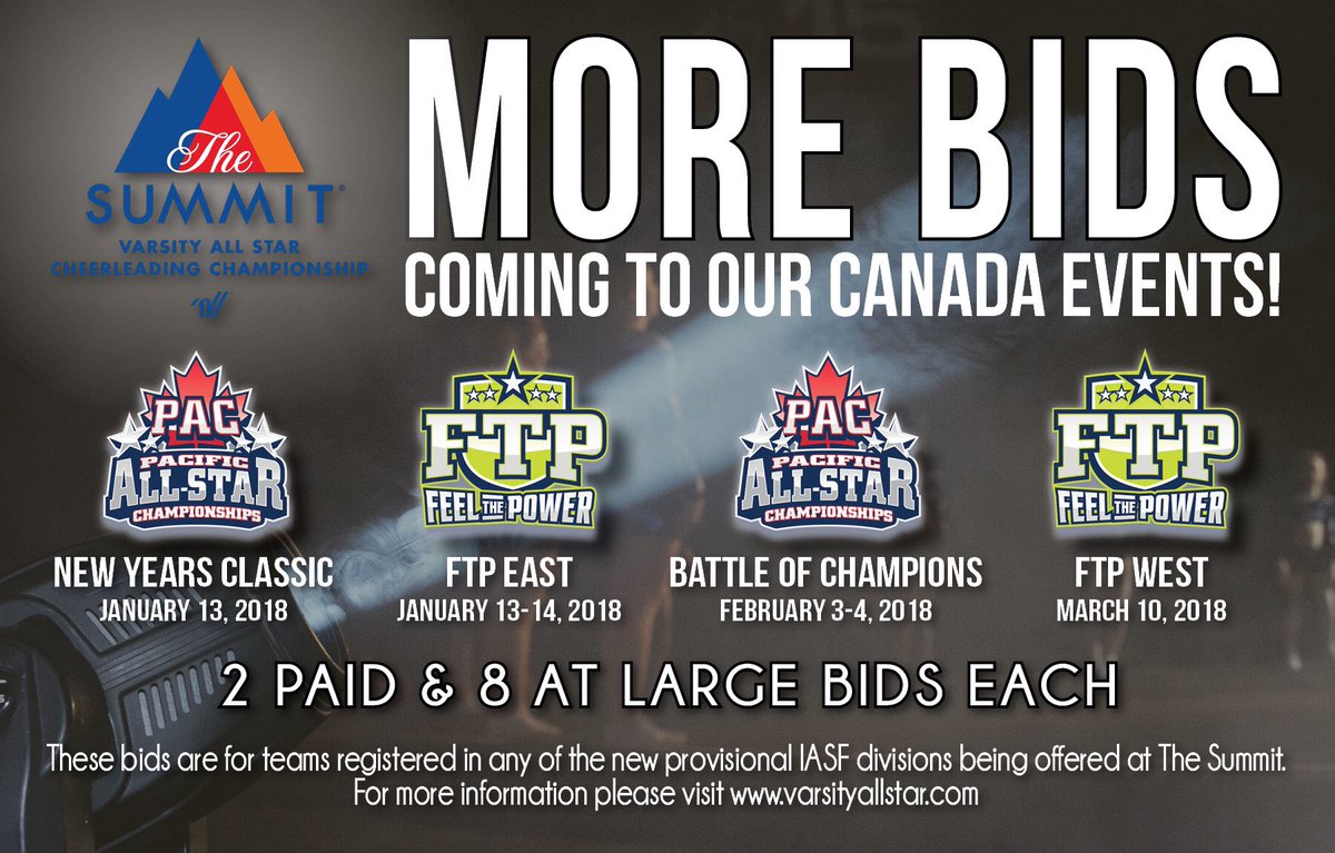 CANADA ALL STAR CHEER!! THIS IS HAPPENING! <a href="/VarsityAllStar/">Varsity All Star</a> #atccanada #varsitycanada