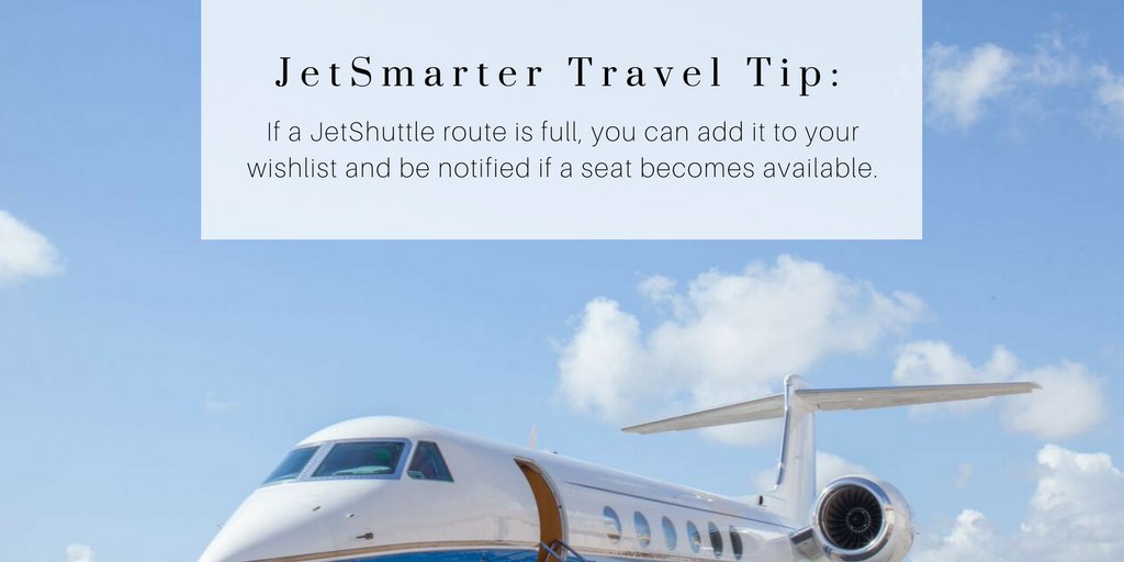 JetSmarter's tweet image. If you want to add a full #JetShuttle to your wishlist, click the flight you want to book, and click Add To Waitlist. #JetSmarter