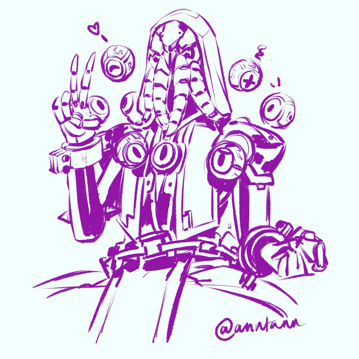 tanroseanne's tweet photo. It’s the most wonderful tiiiime, of the ( #overwatch ) yearrrrr... #halloween #zenyatta #fanart #inktober2017 @playoverwatch @Blizzard_Ent https://t.co/JjiMsqSGIx
