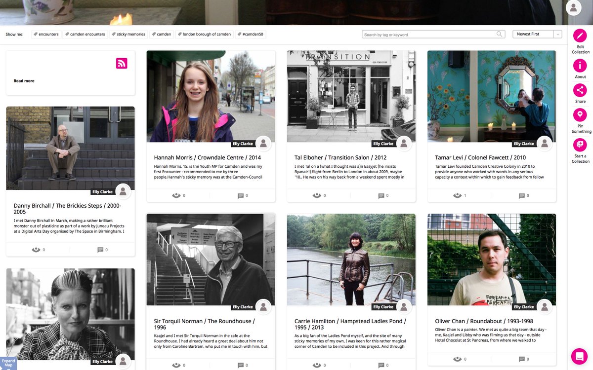 elly_clarke's tweet photo. 24 #CamdenEncounters now on @Historypin #Camden50 #HistoryPin #OralHistories https://t.co/lluClJo2An https://t.co/OYUPZPSqZo