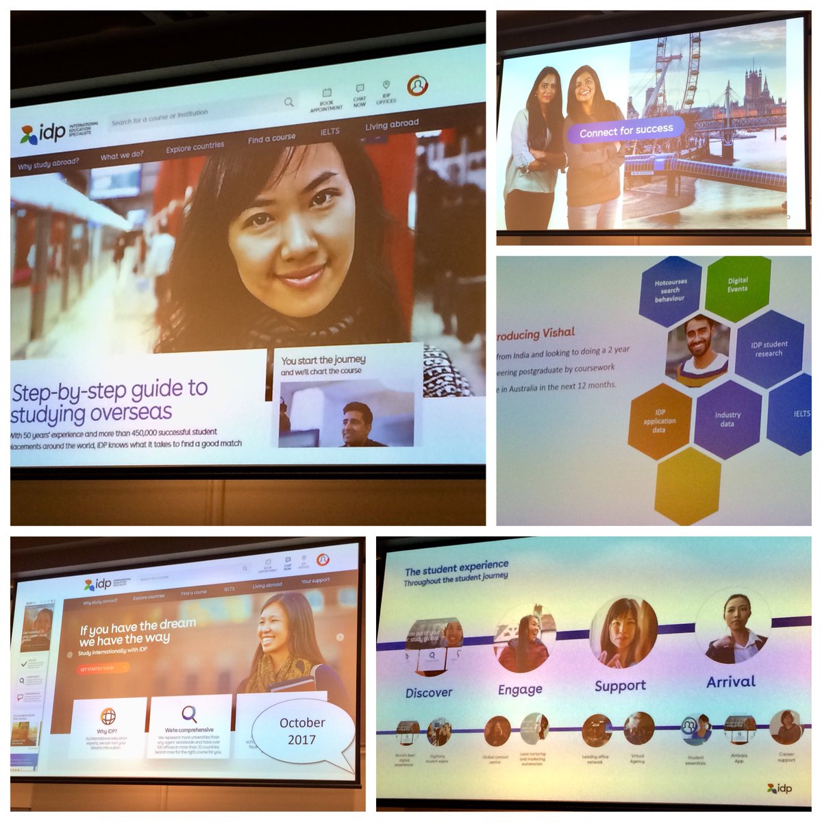 Martyn_HE's tweet photo. Wow lots of exciting developments; our vision to be the best via our new digital platform &amp; culture “the Trip Advisor” of #intled #AIEC2017 https://t.co/NMYGbqRkj4