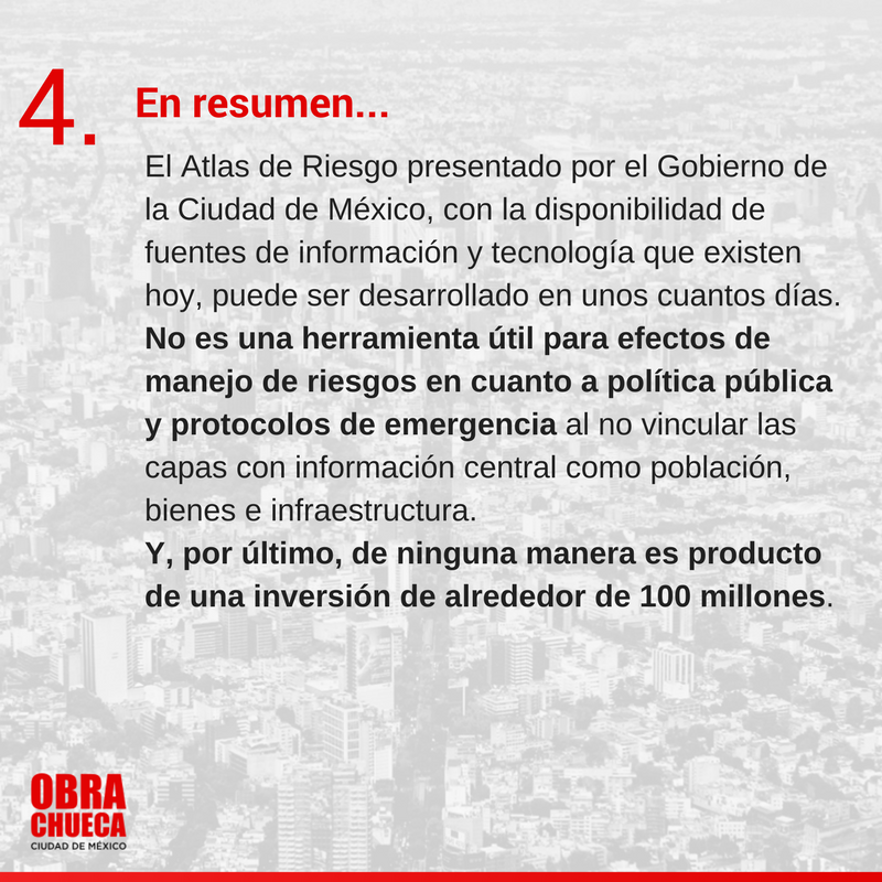 📢 IMPORTANTE: Sobre el #AtlasDeRiesgo que comparte el Gob. de la CDMX - atlas.cdmx.gob.mx