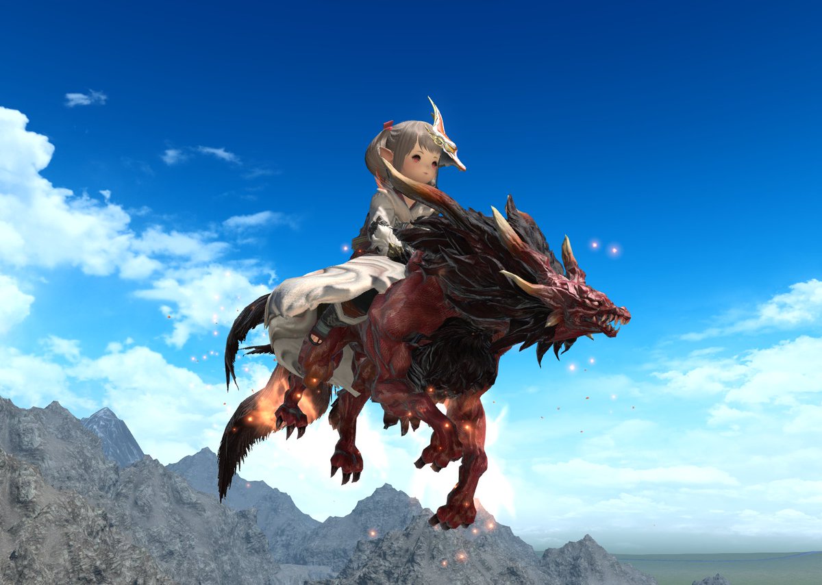 FINAL FANTASY XIV on Twitter: Meet Managarm a new mount added to the. 