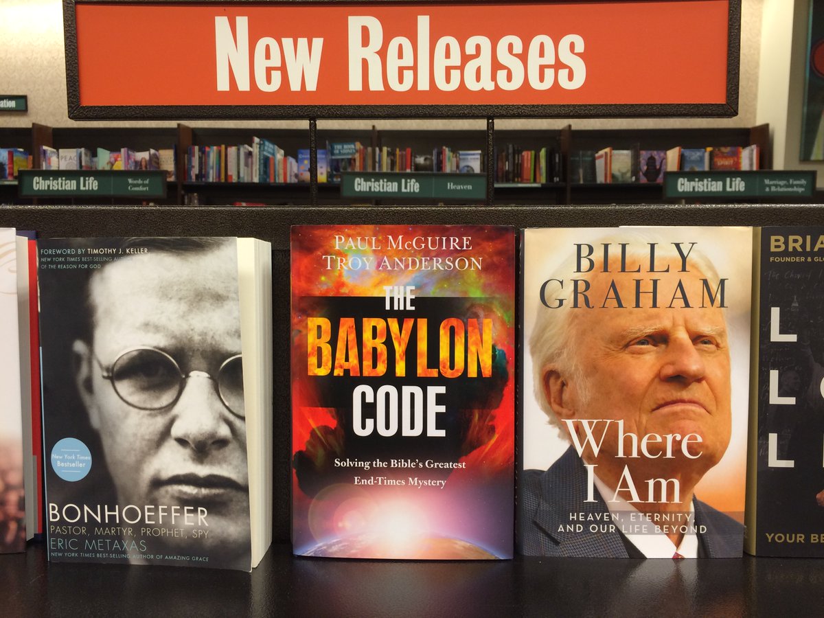 TroyMAnderson's tweet photo. What if God embedded a code in the Bible that could only be cracked during these end times? https://t.co/K3PsuDqeZX #TheBabylonCode https://t.co/UQQZcHpl6T