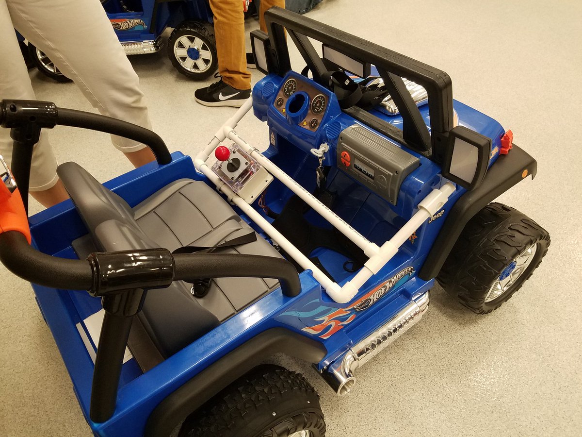 adaptoplay's tweet photo. #DriveDay 3 wonderful kids are getting adapted power wheels https://t.co/PvuzQJvBrZ