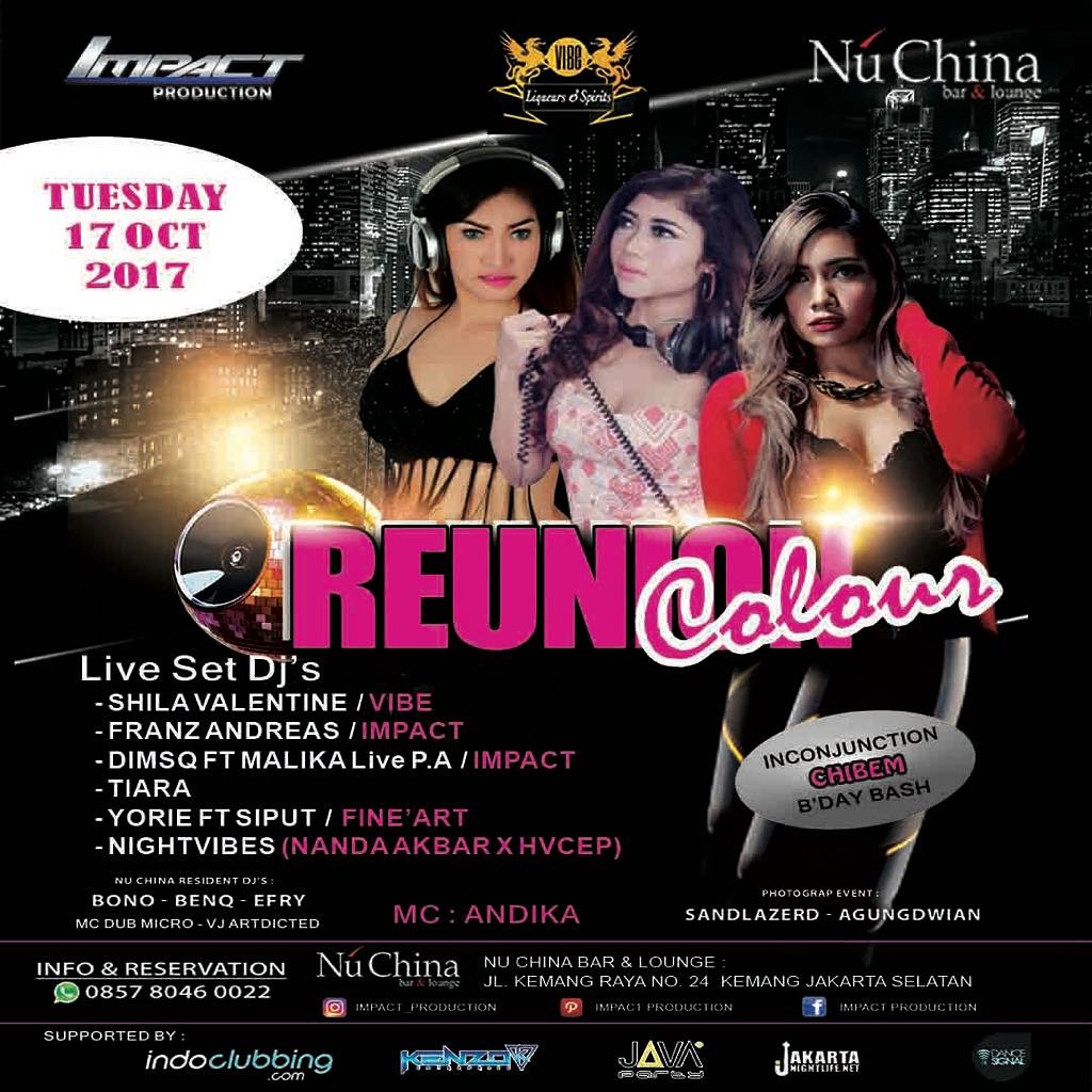 indoclubbing.com/event/2017/10/…
Tuesday,17 October 2017 at nu china kemang jakarta
Info:
YORIE SC
PIN : D8B4F4E5
WA/TLP : 08999829265 / 082211250191