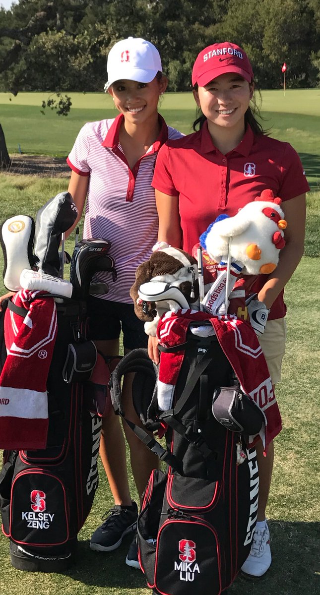 StanfordWGolf's tweet photo. Meet our fearless frosh: @kelsey_zeng from Orlando, Fla. and @TheMikaLiu from Beverly Hills, Ca. 👍🤓🌲

#GoStanford https://t.co/erY99QBo4p