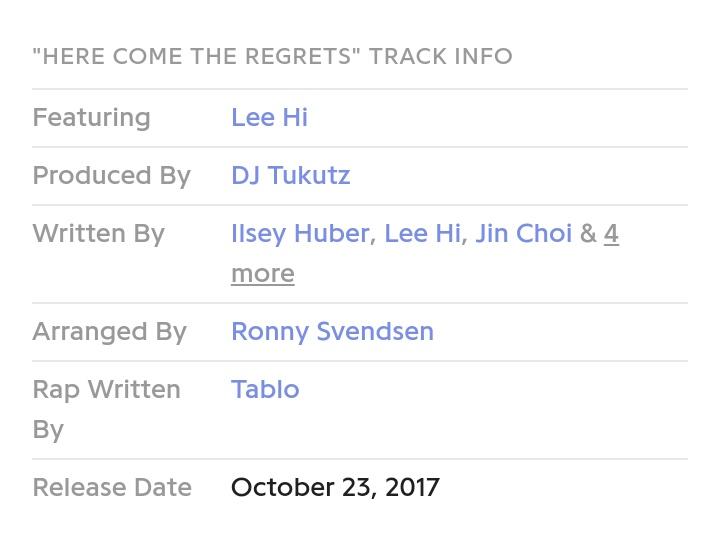 miyeonschu's tweet photo. i'm help to write the lyrics in "Here Come The Regrets"
#아이유 #김종완 #오혁 #크러쉬 #수현 #쌈디 #송민호 #더콰이엇 #이하이 #에픽하이 #EPIKHIGH #HCTR https://t.co/xb7WQakzJ8