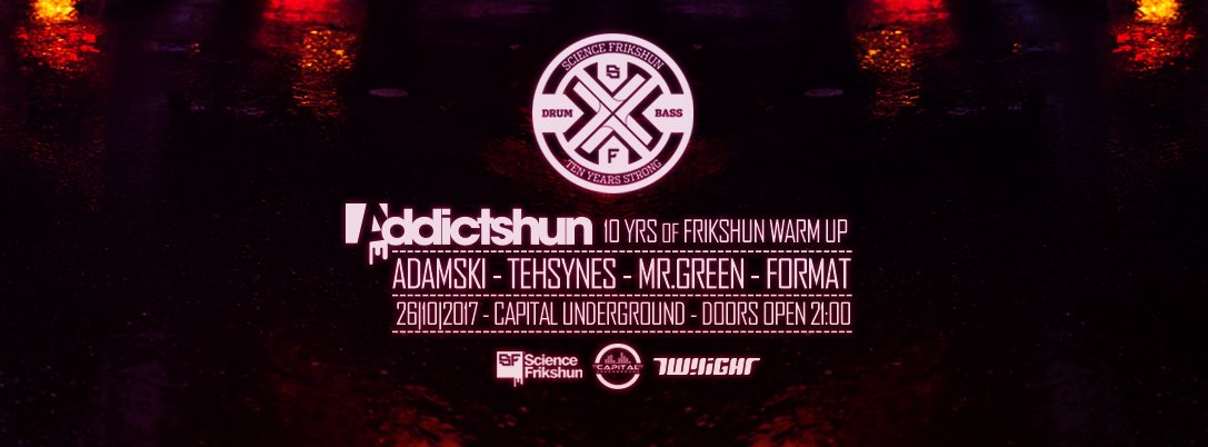Addictshun (@addictshundnb) on Twitter photo Addictshun 26|10|17 RSVP tinyurl.com/yacaj9jx <a href="/DNBSA/">DNBSA - Drum n Bass</a> <a href="/JhbSocial/">Jhb social</a> <a href="/jhblive/">JHBLive</a> <a href="/ScienceFrikshun/">Science Frikshun</a> Addictshun 26|10|17 RSVP tinyurl.com/yacaj9jx <a href="/DNBSA/">DNBSA - Drum n Bass</a> <a href="/JhbSocial/">Jhb social</a> <a href="/jhblive/">JHBLive</a> <a href="/ScienceFrikshun/">Science Frikshun</a>