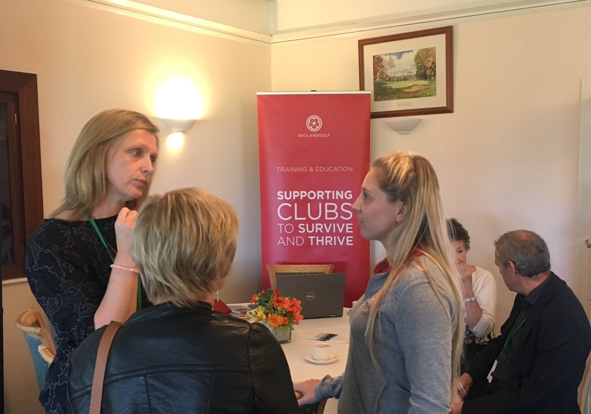 Today Sunny from <a href="/EnglandGolf/">England Golf</a> has been on hand to offer support and advice to the attendees. #lovegolf #teamwork #communication