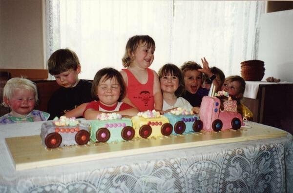 The classic #womensweekly cookbook #TBT! I'm 3rd from the left. Still the best bday party I've ever had.