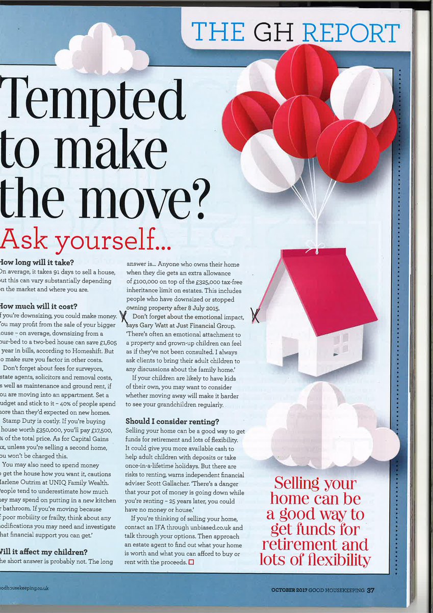 JFG_Ltd's tweet photo. Read Gary's views on #EquityRelease from the #GoodHousekeeping #MagazineOctoberIssue #Finance #IFA #JustFinancial #Glasgow #GaryWatt https://t.co/oKFoG8d7MC