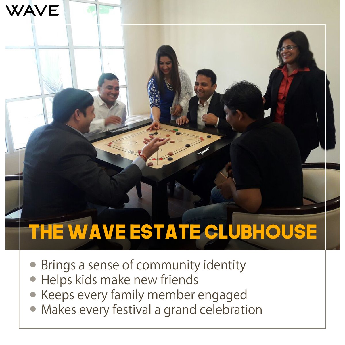 The_WaveGroup's tweet photo. The #WaveEstate, Mohali has clubhouses, boasting of various amenities that help people relax and rejuvenate. #WaveFacts https://t.co/V5Ea8GLTzN