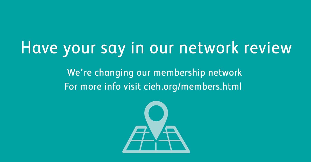 The_CIEH's tweet photo. We're updating our membership network and asking for your views. Visit our members area and have your say here: https://t.co/JixvBKZH69 https://t.co/6wgCR1tUlf