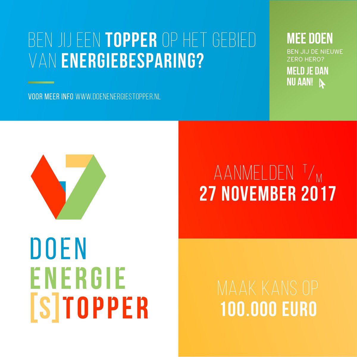 New_Venture's tweet photo. #Startups, ondernemers en initiatieven kunnen hun business concept t/m 27 nov insturen voor de #Energiestopper! https://t.co/P0h7LuFWEw https://t.co/1XbNS9fBlQ