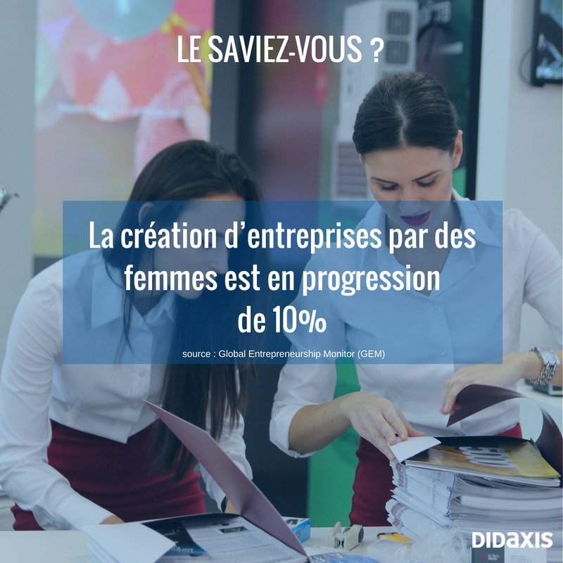 Les #femmes sont de plus en plus nombreuses à devenir #entrepreneures ! #emploi