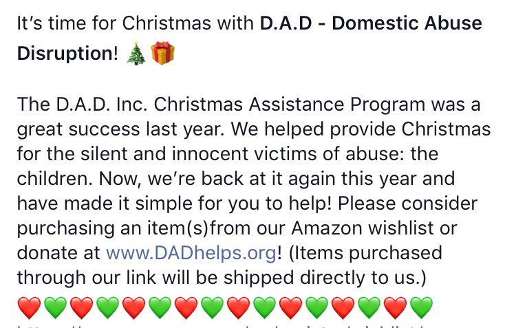 dad_disrupts's tweet photo. 🎶 Santa Clause is coming to town... and so is D.A.D.  🎶

Please check out the children’s wishlist at https://t.co/JBUqyNaENJ https://t.co/mpyaDvtycw