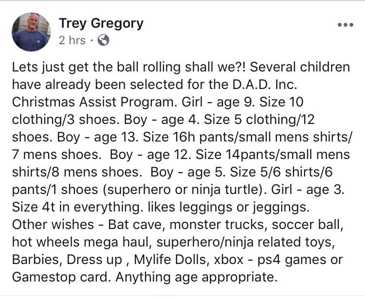 dad_disrupts's tweet photo. 🎶 Santa Clause is coming to town... and so is D.A.D.  🎶

Please check out the children’s wishlist at https://t.co/JBUqyNaENJ https://t.co/mpyaDvtycw