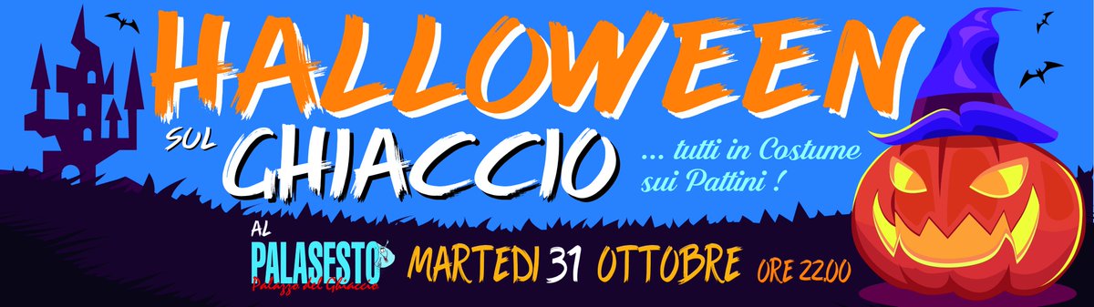 Dolcetto o scherzetto? Siete pronti per la serata paurosa sul ghiaccio del #Palasesto?
Chi non si traveste non pattina, dalle 22. #sestosg