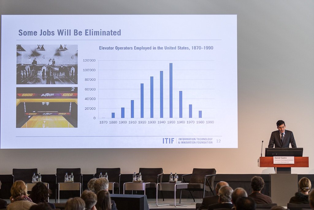 FrediLienhardt's tweet photo. AI impacting jobs - It took over 60 years to eliminate the job an elevator operator! #AI @swissre #ETHRiskCenter  @castrotech https://t.co/ezGjAsT7rB