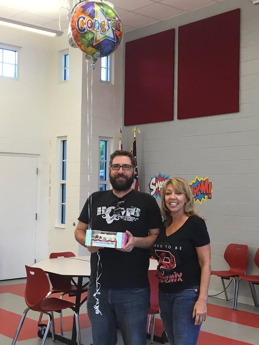 Congratulations to the 2019 Wabasso Teacher of the Year, Mr. Chris Stephanoff!!!