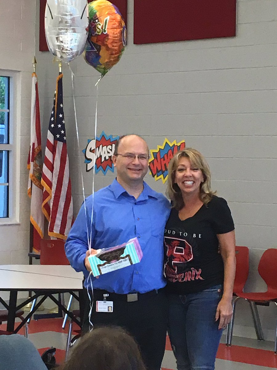 Congratulations to the 2018 Wabasso School Related Employee of the Year, Mr. Jeff White!!