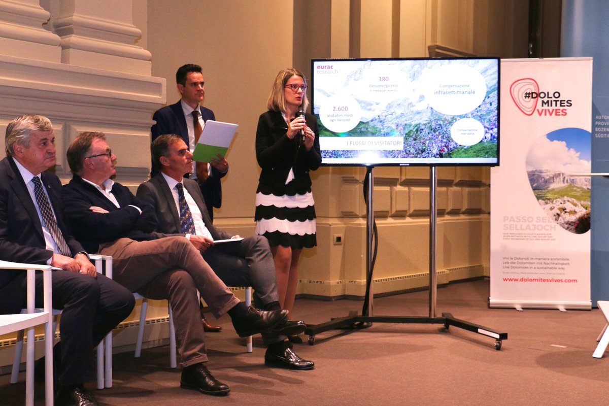 florimussner's tweet photo. La prima edizione di #dolomitesvives è stata un successo - adesso lavoriamo insieme per porre le basi per creare un progetto ancora più sostenibile per le nostre @Dolomiti @EURAC https://t.co/oonuC9z6Ih