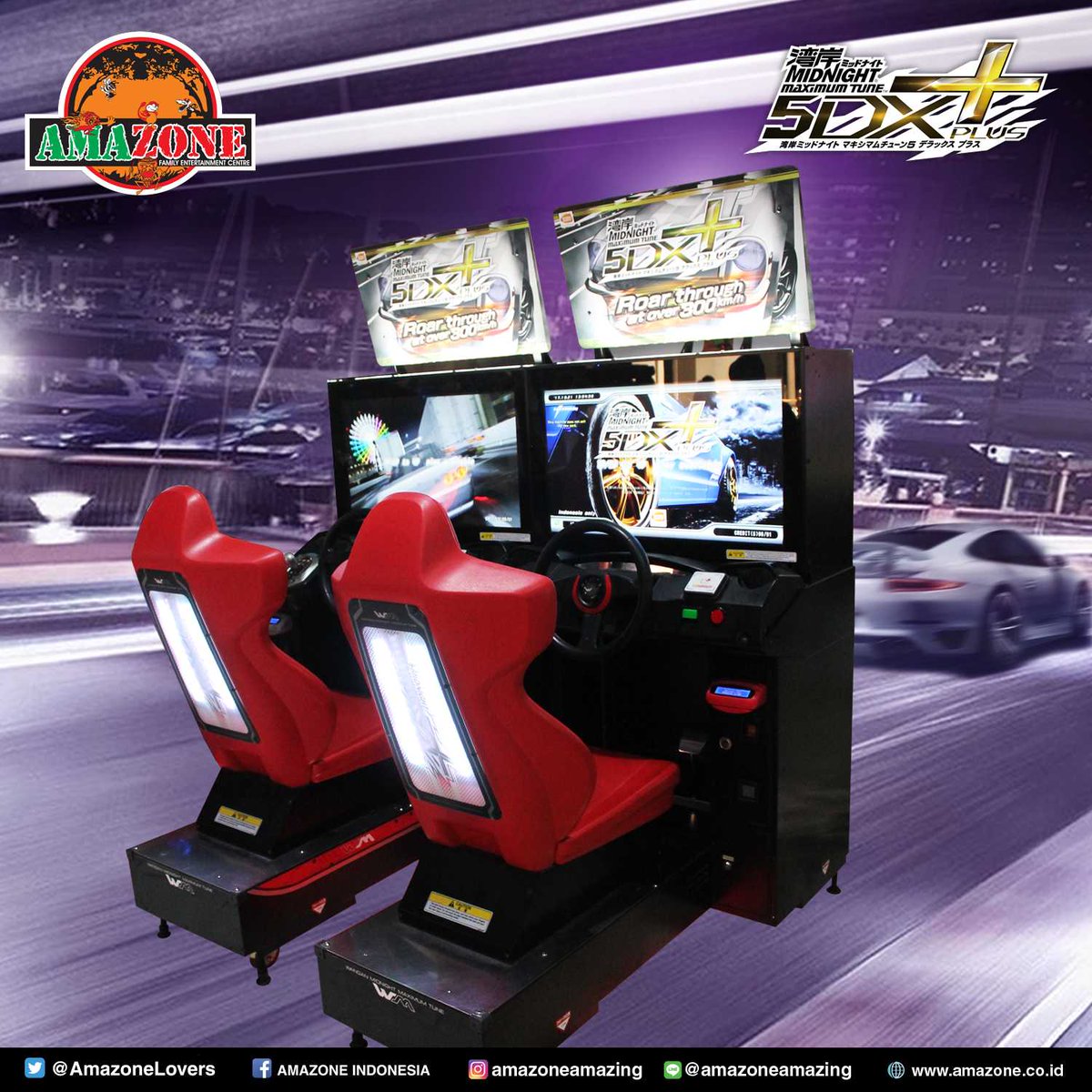 AmazoneLovers's tweet photo. Tantang pemain lain untuk beradu kecepatan denganmu di game Maximum Tune 5DX+ Amazone Amazing! :D #amazone #amazing #game #maxtune #car https://t.co/swr9H2V07h